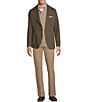 Cremieux Daniel Cremieux Signature Label The Highlands Collection Herringbone Knit Sport Coat, Color:Brown - Image 3