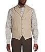 Cremieux Daniel Cremieux Signature Label The Highlands Collection Herringbone Wool Vest, Color:Brown - Image 1