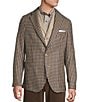 Cremieux Daniel Cremieux Signature Label The Highlands Collection Plaid Wool Blazer, Color:Brown - Image 1