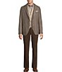 Cremieux Daniel Cremieux Signature Label The Highlands Collection Plaid Wool Blazer, Color:Brown - Image 3