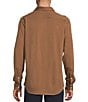 Cremieux Daniel Cremieux Signature Label The Highlands Collection Solid Knit Long Sleeve Coat Front Shirt, Color:Camel Heather - Image 2