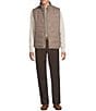 Cremieux Daniel Cremieux Signature Label The Highlands Collection Wool Herringbone Vest, Color:Brown - Image 3