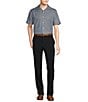 Cremieux Daniel Cremieux Signature Label Tile Print Short Sleeve Woven Camp Shirt, Color:Dark Navy - Image 3