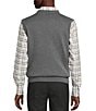 Cremieux Daniel Cremieux Signature Label V-Neck Sweater Vest, Color:Charcoal Heather - Image 2
