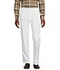 Color:Winter White - Image 1 - Daniel Cremieux Signature Label Apres Ski Collection Classic Fit Flat-Front Corduroy Pants