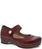 Color:Red - Image 1 - Beatrice Leather Mary Jane Clogs
