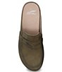 Color:Green Oiled Pull Up - Image 5 - Bel Oiled Leather Penny Clogs