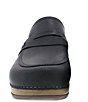 Color:Black Oiled Pull Up - Image 5 - Bel Oiled Leather Penny Clogs