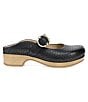 Dansko Blaire Perforated Leather Slip On Clogs - Image 2