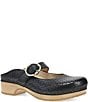 Dansko Blaire Perforated Leather Slip On Clogs - Image 1