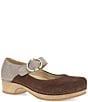 Dansko Bonny Suede Mary Jane Clogs - Image 1