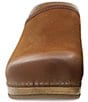 Color:Tan Burnished Suede - Image 4 - Brenna Burnished Suede Clogs