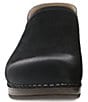 Color:Black Burnished Suede - Image 4 - Brenna Burnished Suede Clogs