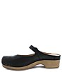 Color:Black Burnished Nubuck - Image 4 - Bria Nubuck Suede Mary Jane Clogs