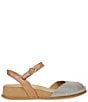 Dansko Cass Leather Sandals, Color:Platino/Tan Leather - Image 2