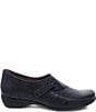 Color:Navy - Image 2 - Franny Block Heel Loafers