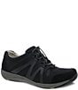 Color:Black/Black Suede - Image 1 - Henriette Suede Sneakers