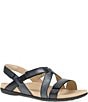 Dansko Jacklyn Leather Slingback Hook-and-Loop Sandals - Image 1