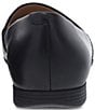 Color:Black - Image 3 - Larisa Leather Slip-On Loafer Flats