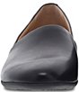 Color:Black - Image 4 - Larisa Leather Slip-On Loafer Flats