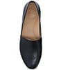 Color:Black - Image 5 - Larisa Leather Slip-On Loafer Flats