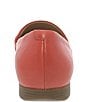 Color:Poppy - Image 3 - Larisa Leather Slip-On Loafer Flats