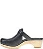 Dansko Leandra Leather Platform Block Heel Clogs - Image 6