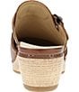 Dansko Leandra Leather Platform Block Heel Clogs - Image 5