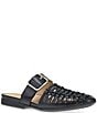 Dansko Leilani Leather Huarache Flat Mules - Image 1