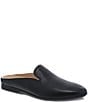 Color:Black Milled - Image 1 - Lexie Leather Mules