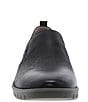 Color:Black Burnished Calf - Image 5 - Linley Burnished Leather Slip-On Loafers