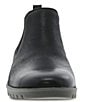 Color:Black Burnished Calf - Image 5 - Louisa Burnished Leather Chelsea Booties