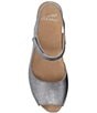 Color:Pewter Metallic - Image 5 - Marcy Metallic Leather Sandals
