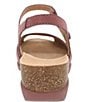 Color:Rose Milled Nubuck - Image 3 - Marcy Nubuck Leather Sandals