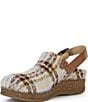 Dansko Merrin Plaid Slingback Strap Clogs - Image 4