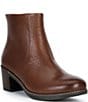 Dansko Meryll Leather Block Heel Booties - Image 1