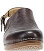 Dansko Millie Embossed Leather Swivel Strap Convertible Clogs - Image 5