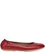 Dansko Mollie Leather Ballerina Flats, Color:Red - Image 2
