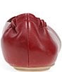 Dansko Mollie Leather Ballerina Flats, Color:Red - Image 3