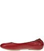 Dansko Mollie Leather Ballerina Flats, Color:Red - Image 4