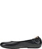 Color:Black - Image 3 - Mollie Leather Ballerina Flats