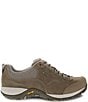 Color:Walnut Suede - Image 2 - Women's Paisley Suede Waterproof Lace-Up Sneakers