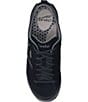 Color:Black/Black - Image 5 - Women's Paisley Suede Waterproof Lace-Up Sneakers