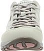 Color:Sage Suede - Image 4 - Women's Paisley Suede Waterproof Lace-Up Sneakers