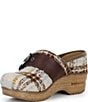 Dansko Pearson Plaid Buckle Hardware Clogs - Image 4