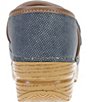 Dansko Professional Button Denim Leather Clogs - Image 3