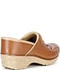 Dansko Professional Floral Embroidered Leather Clogs - Image 2