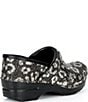 Dansko Professional Leopard Print Glitter Patent Leather Clogs - Image 2