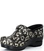 Dansko Professional Leopard Print Glitter Patent Leather Clogs - Image 4