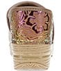 Dansko Professional Metallic Floral Embossed Leather Clogs - Image 3